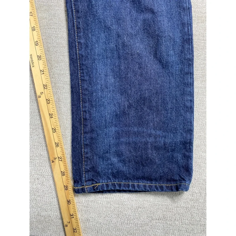 Polo Ralph Lauren Varick Slim Straight Jeans Mens 36x30 Blue Denim 5-Pocket